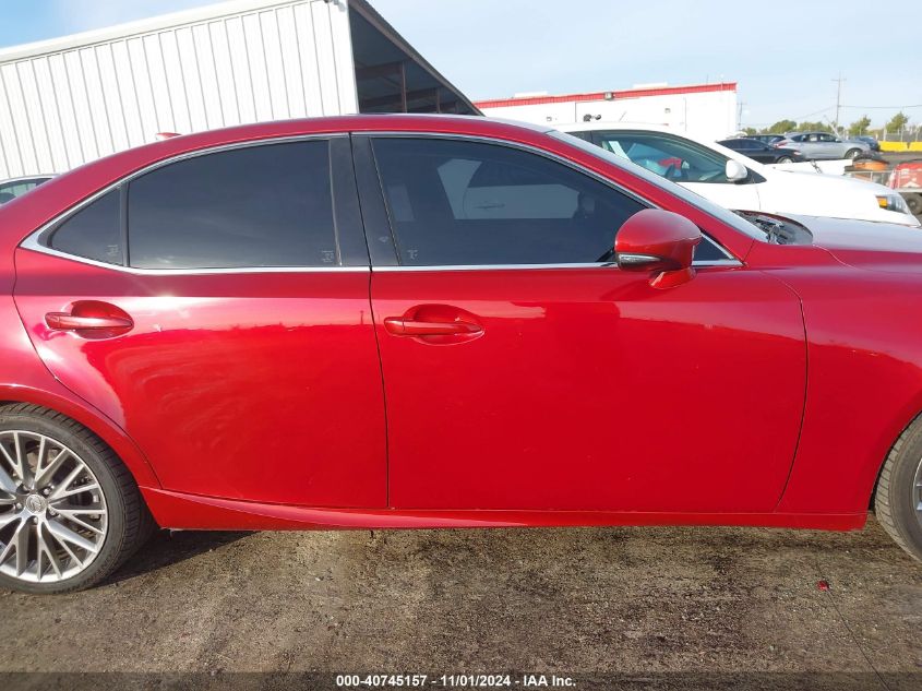 2014 Lexus Is 250 VIN: JTHBF1D23E5021801 Lot: 40745157