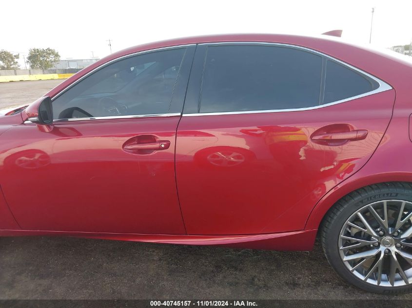 2014 Lexus Is 250 VIN: JTHBF1D23E5021801 Lot: 40745157