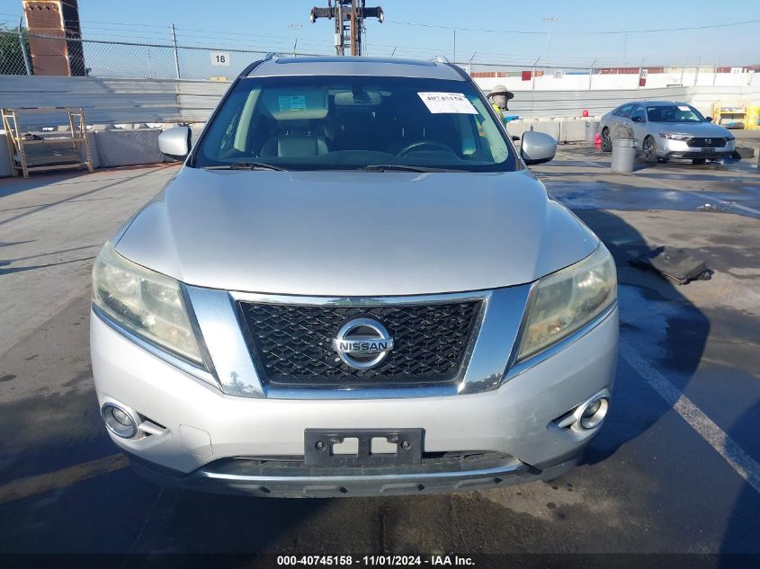 2013 Nissan Pathfinder Sl VIN: 5N1AR2MN2DC621820 Lot: 40745158