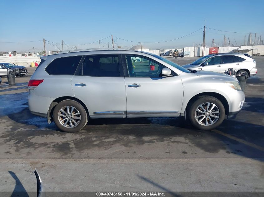 2013 Nissan Pathfinder Sl VIN: 5N1AR2MN2DC621820 Lot: 40745158