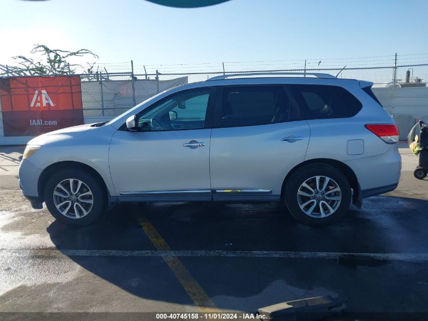 2013 Nissan Pathfinder Sl VIN: 5N1AR2MN2DC621820 Lot: 40745158