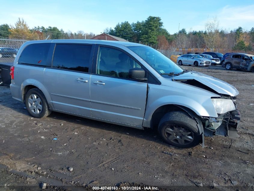 2012 Dodge Grand Caravan Se/Avp VIN: 2C4RDGBG6CR381488 Lot: 40745163