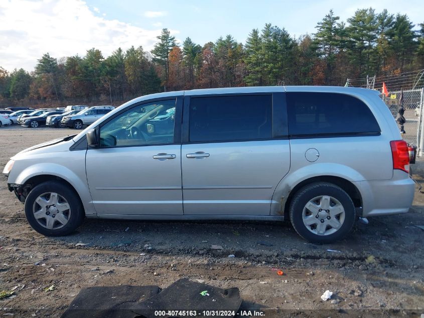 2012 Dodge Grand Caravan Se/Avp VIN: 2C4RDGBG6CR381488 Lot: 40745163