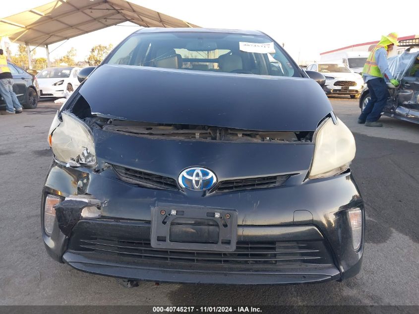 2012 Toyota Prius Four VIN: JTDKN3DU0C5382577 Lot: 40745217