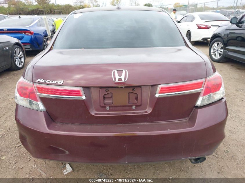 2012 Honda Accord 2.4 Ex-L VIN: 1HGCP2F86CA100346 Lot: 40745223