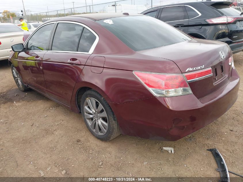 2012 Honda Accord 2.4 Ex-L VIN: 1HGCP2F86CA100346 Lot: 40745223