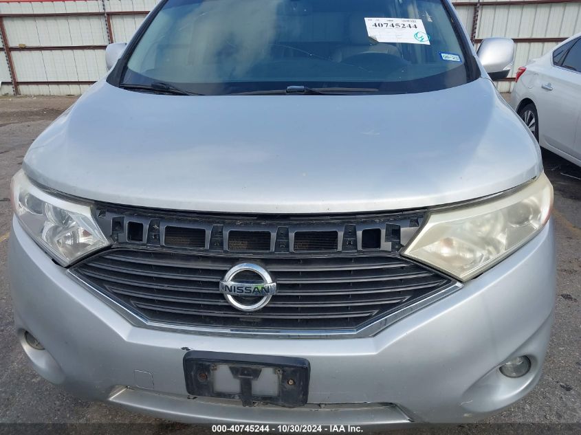 2012 Nissan Quest Sl VIN: JN8AE2KP3C9035521 Lot: 40745244