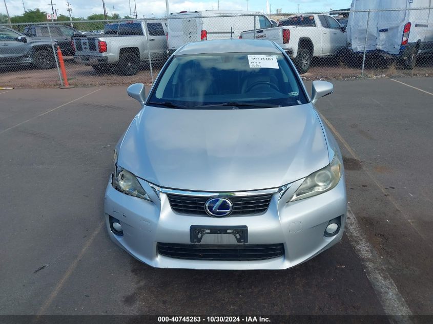 2011 Lexus Ct 200H Premium VIN: JTHKD5BH7B2017607 Lot: 40745283