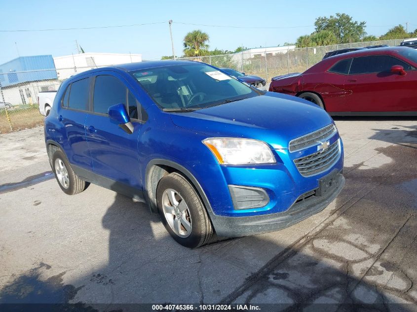 VIN KL7CJPSB9FB262059 2015 CHEVROLET TRAX no.1