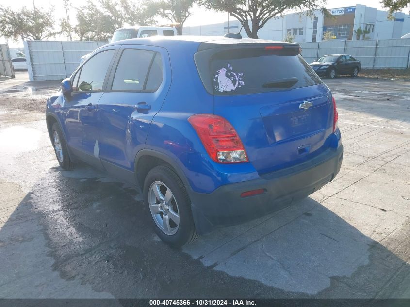 VIN KL7CJPSB9FB262059 2015 CHEVROLET TRAX no.3