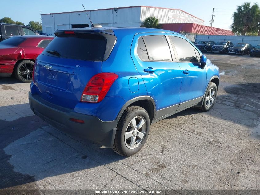 VIN KL7CJPSB9FB262059 2015 CHEVROLET TRAX no.4