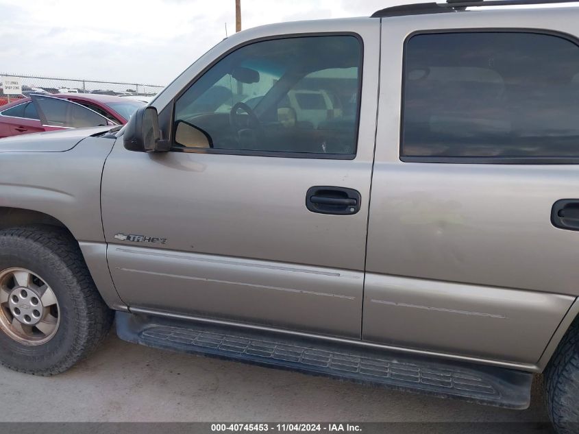 2003 Chevrolet Tahoe Ls VIN: 1GNEC13Z93R102028 Lot: 40745453