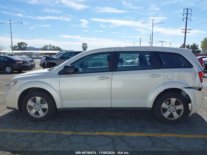 2013 Dodge Journey American Value Pkg VIN: 3C4PDCAB7DT587827 Lot: 40745474