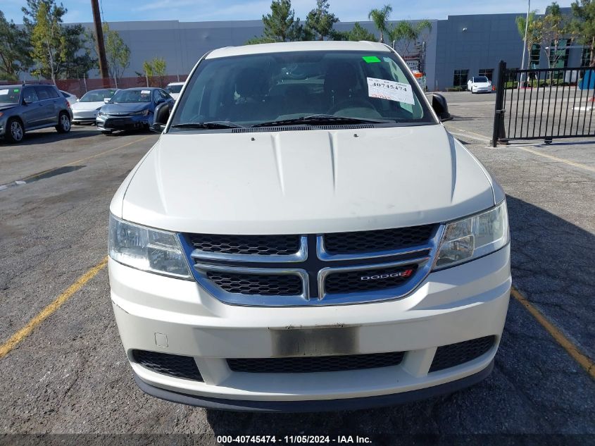 2013 Dodge Journey American Value Pkg VIN: 3C4PDCAB7DT587827 Lot: 40745474