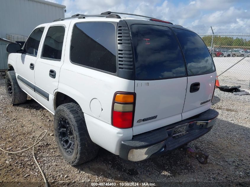 2004 Chevrolet Tahoe Ls VIN: 1GNEC13V24R120028 Lot: 40745483