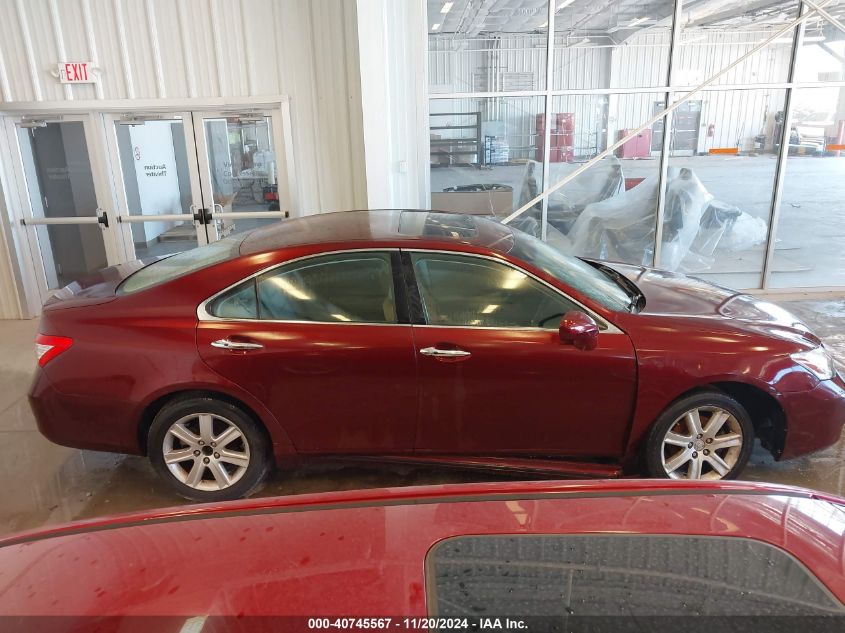 2008 Lexus Es 350 VIN: JTHBJ46G282168321 Lot: 40745567