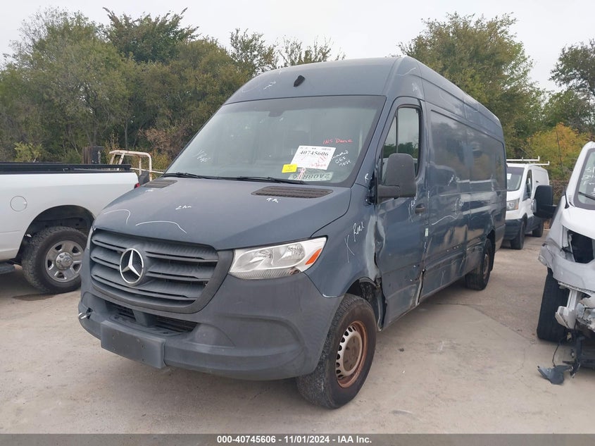 VIN WD4PF1CD9KP127024 2019 MERCEDES-BENZ SPRINTER 2500 HIGH ROOF V6