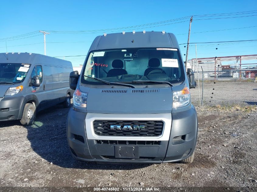 2019 Ram Promaster 3500 Cargo Van High Roof 159 Wb Ext VIN: 3C6URVJG4KE553350 Lot: 40745602