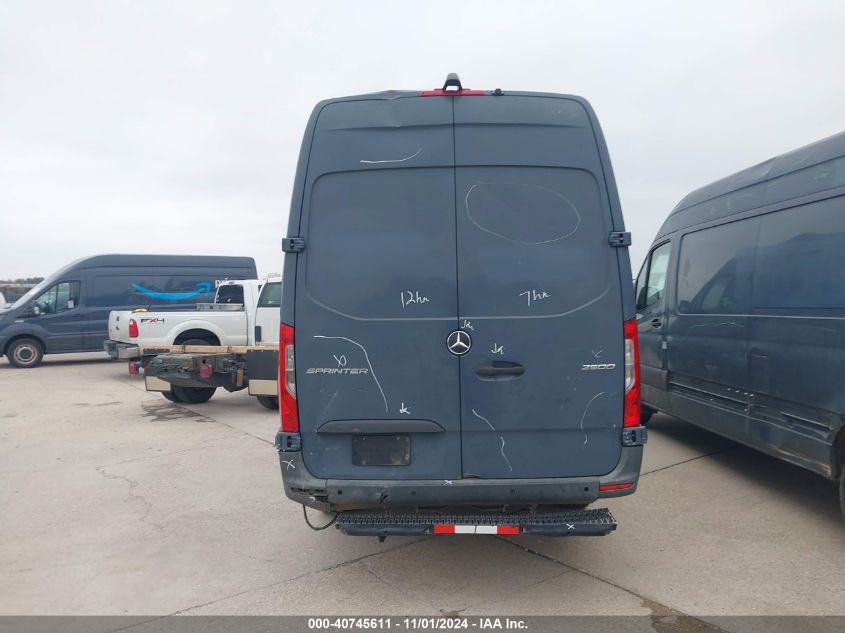 2019 Mercedes-Benz Sprinter 2500 High Roof V6 VIN: WD4PF1CD0KP124108 Lot: 40745611