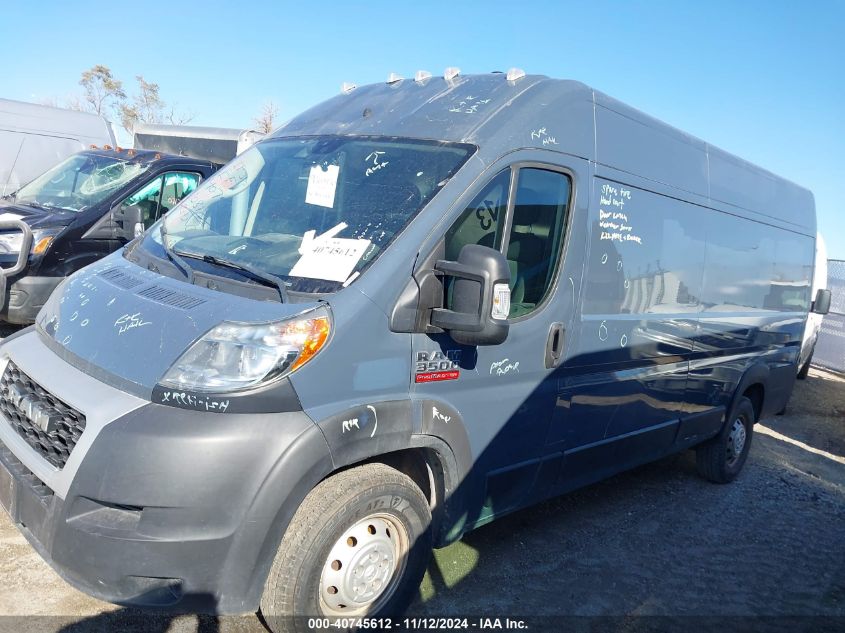 2019 Ram Promaster 3500 Cargo Van High Roof 159 Wb Ext VIN: 3C6URVJG2KE544758 Lot: 40745612