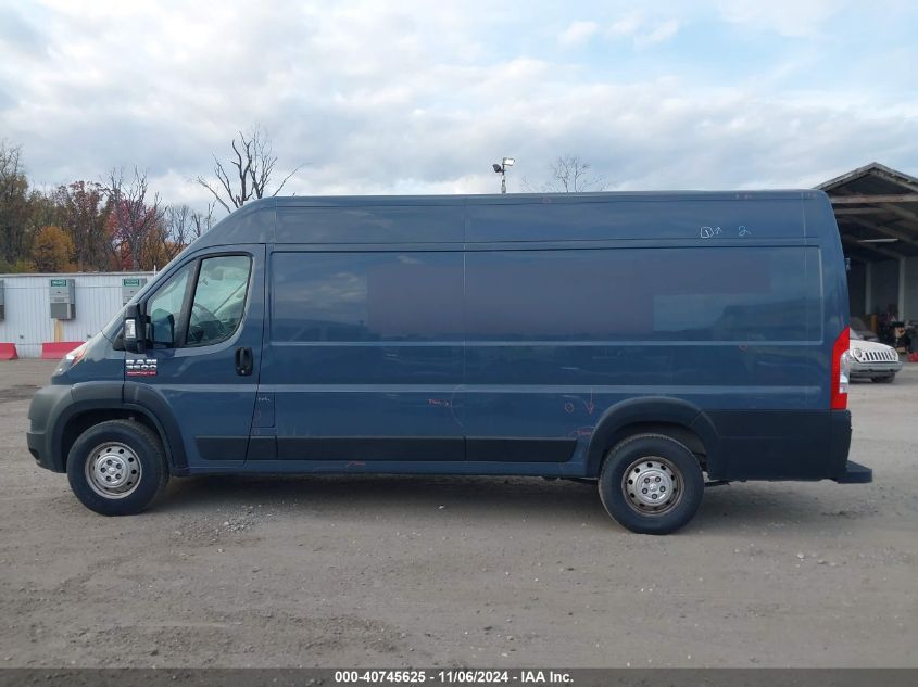 2020 Ram Promaster 3500 Cargo Van High Roof 159 Wb Ext VIN: 3C6URVJG5LE112490 Lot: 40745625