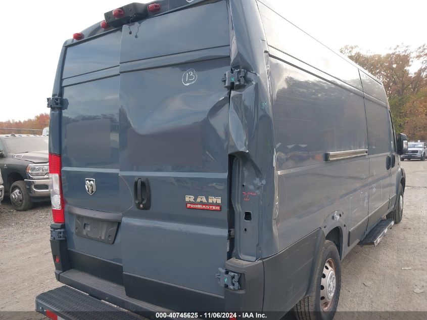 2020 Ram Promaster 3500 Cargo Van High Roof 159 Wb Ext VIN: 3C6URVJG5LE112490 Lot: 40745625