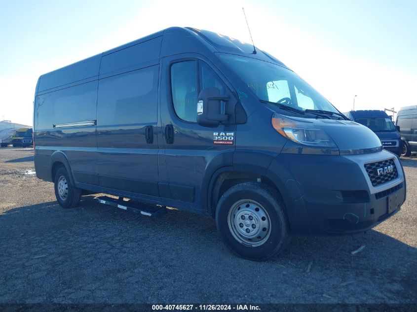 2020 Ram Promaster 3500 Cargo Van High Roof 159 Wb Ext VIN: 3C6URVJG8LE117179 Lot: 40745627