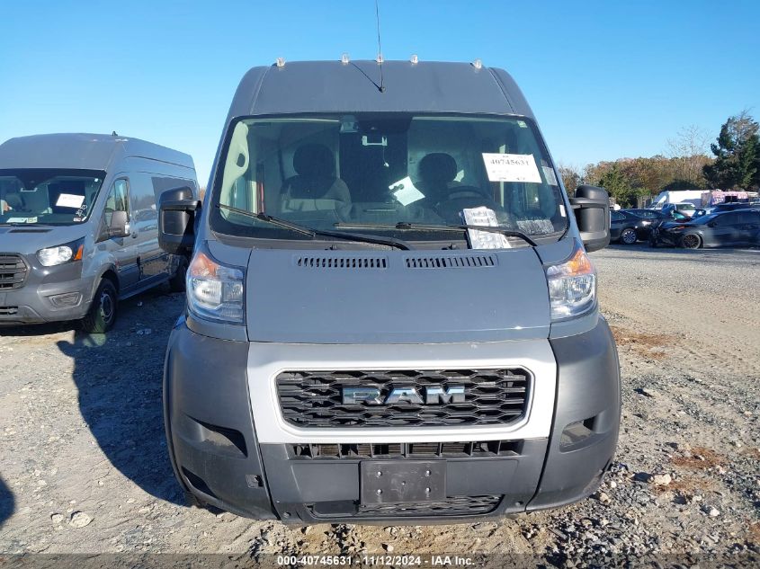 2021 Ram Promaster 3500 Cargo Van High Roof 159 Wb Ext VIN: 3C6MRVJG1ME550005 Lot: 40745631