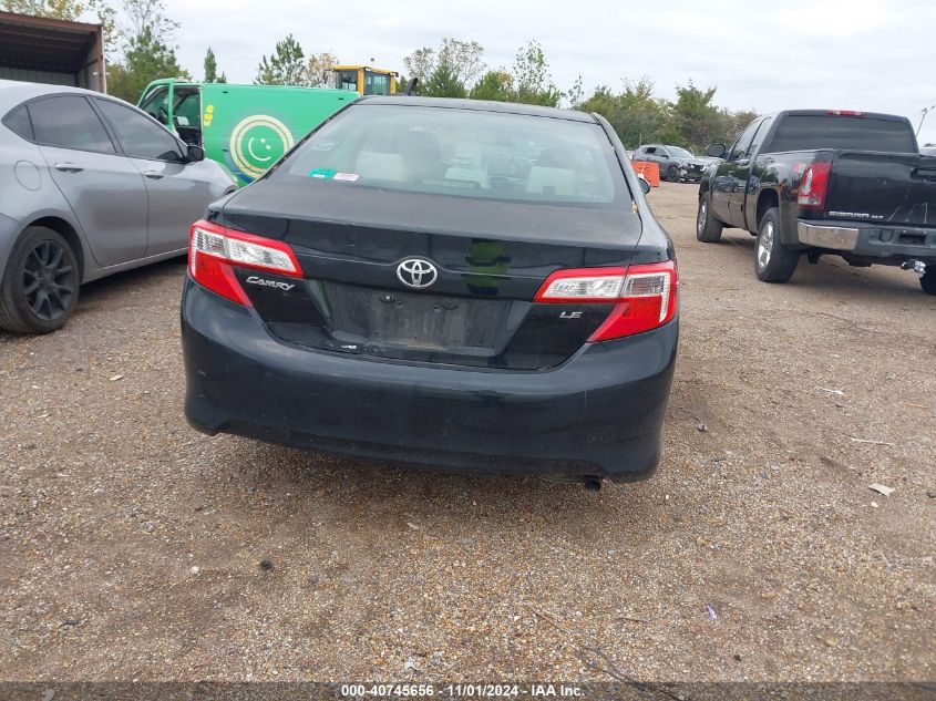 2013 Toyota Camry Le VIN: 4T1BF1FK6DU231341 Lot: 40745656