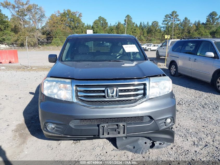 2012 Honda Pilot Ex-L VIN: 5FNYF4H71CB044847 Lot: 40745664