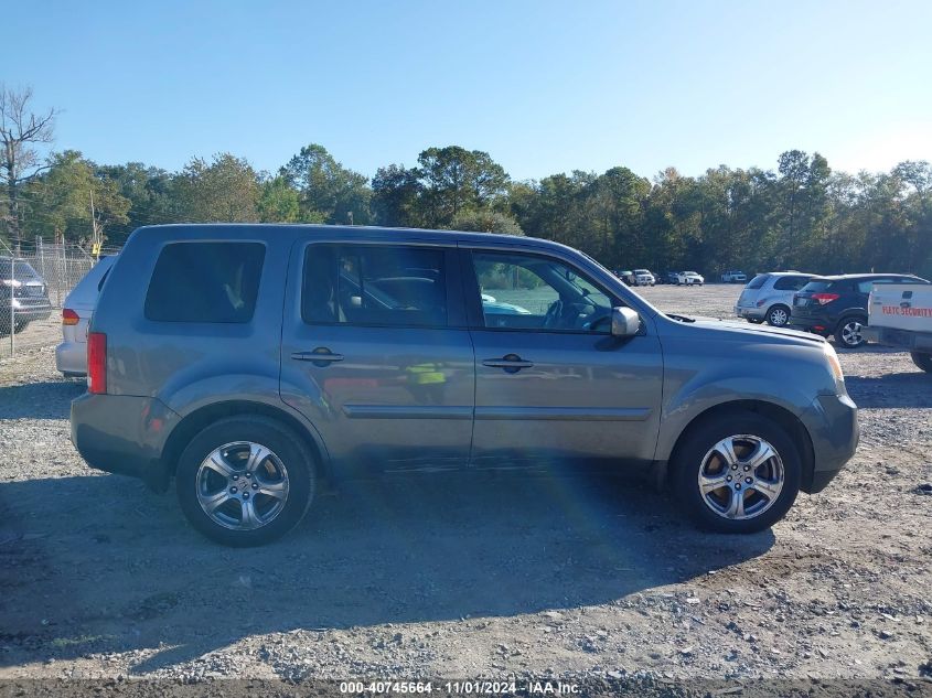 2012 Honda Pilot Ex-L VIN: 5FNYF4H71CB044847 Lot: 40745664