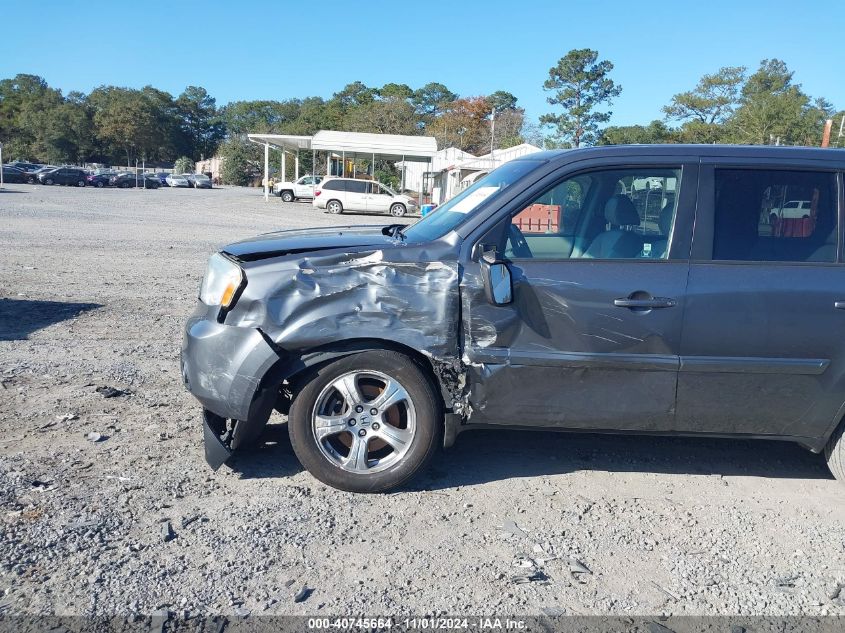 2012 Honda Pilot Ex-L VIN: 5FNYF4H71CB044847 Lot: 40745664