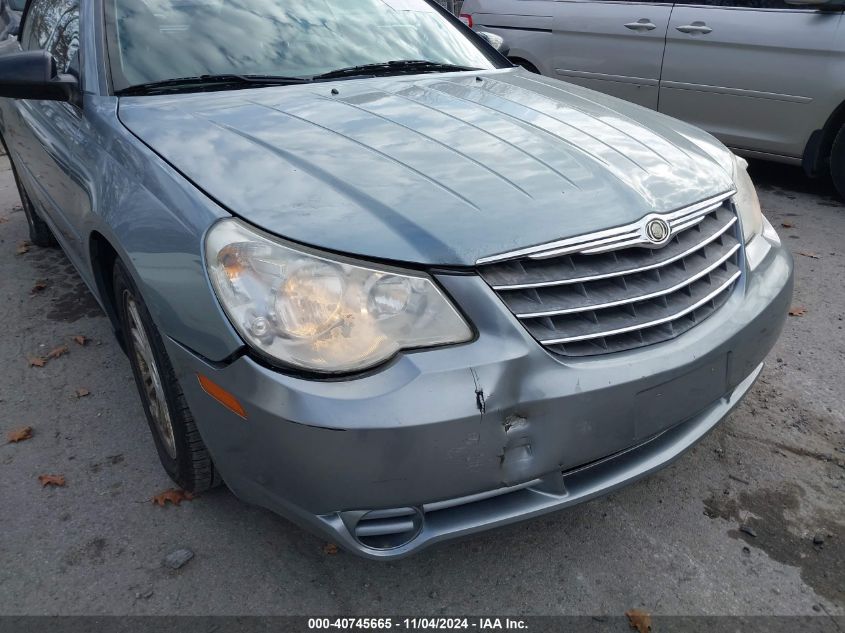 2008 Chrysler Sebring Lx VIN: 1C3LC45KX8N288103 Lot: 40745665