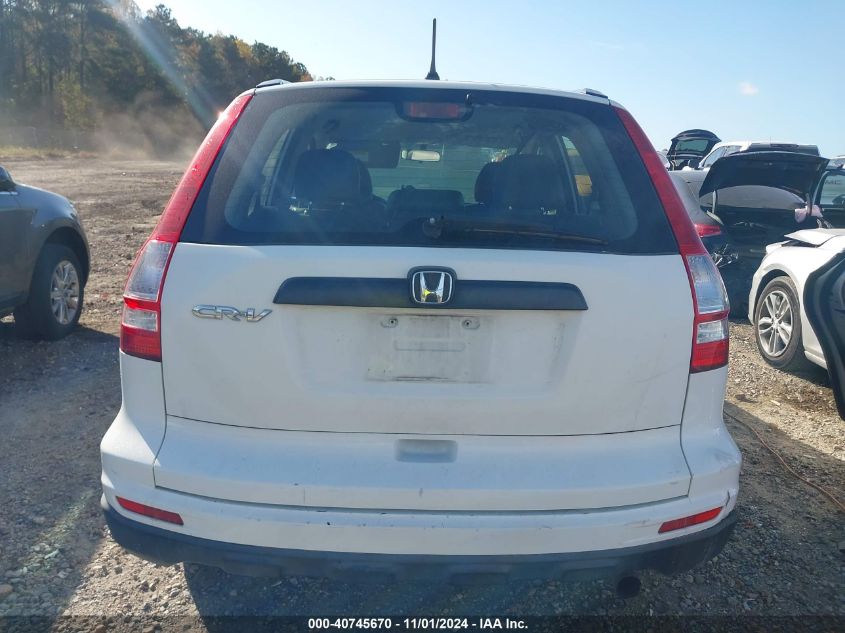 2010 Honda Cr-V Lx VIN: JHLRE3H37AC011671 Lot: 40745670