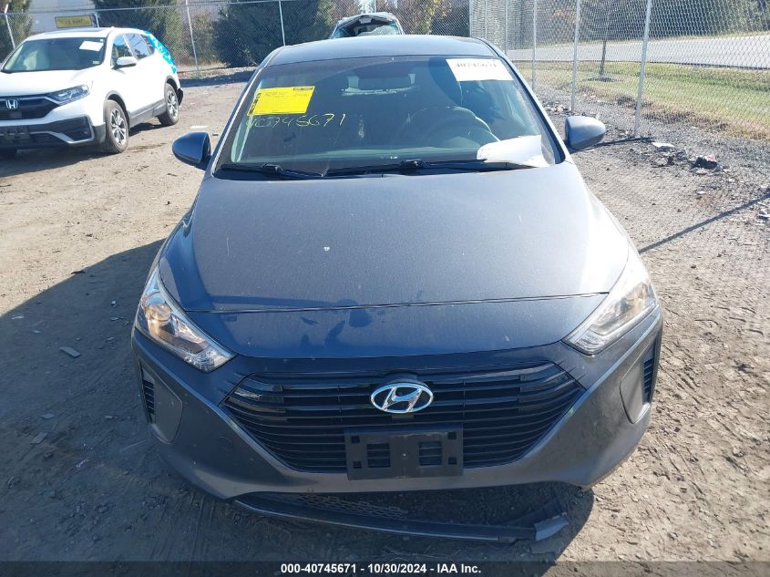 2019 Hyundai Ioniq Hybrid Blue VIN: KMHC65LC5KU139627 Lot: 40745671