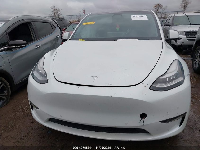 VIN 5YJYGDEE7MF083718 2021 Tesla Model Y, Long Rang... no.12