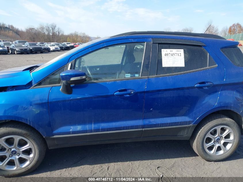 2020 Ford Ecosport Se VIN: MAJ6S3GL1LC348436 Lot: 40745712