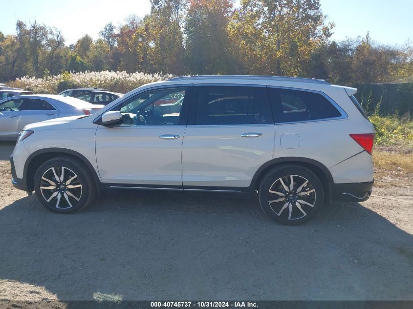 2019 Honda Pilot Elite VIN: 5FNYF6H0XKB036646 Lot: 40745737