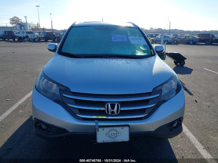 2014 Honda Cr-V Ex-L VIN: 2HKRM4H75EH687782 Lot: 40745765