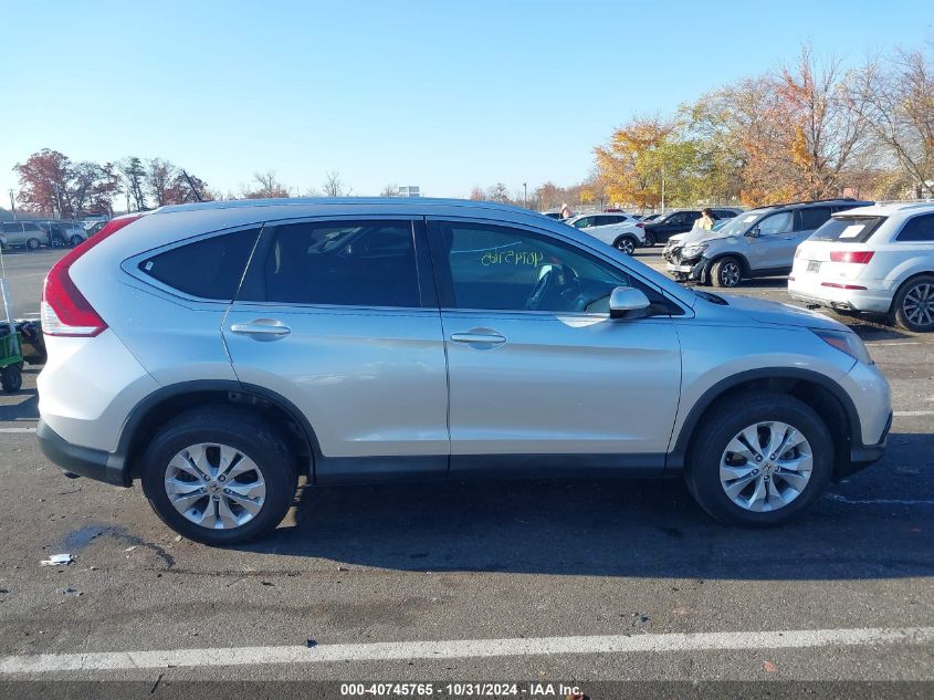 2014 Honda Cr-V Ex-L VIN: 2HKRM4H75EH687782 Lot: 40745765