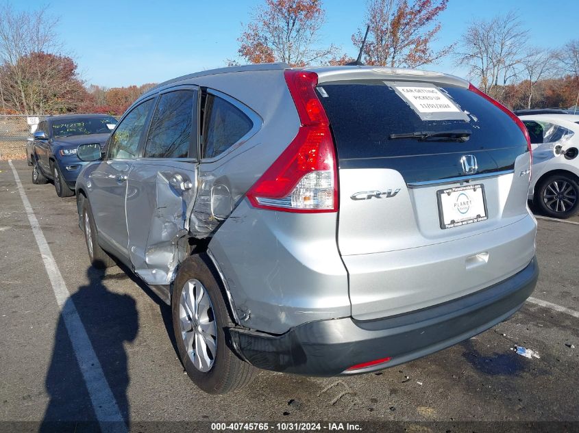 2014 Honda Cr-V Ex-L VIN: 2HKRM4H75EH687782 Lot: 40745765