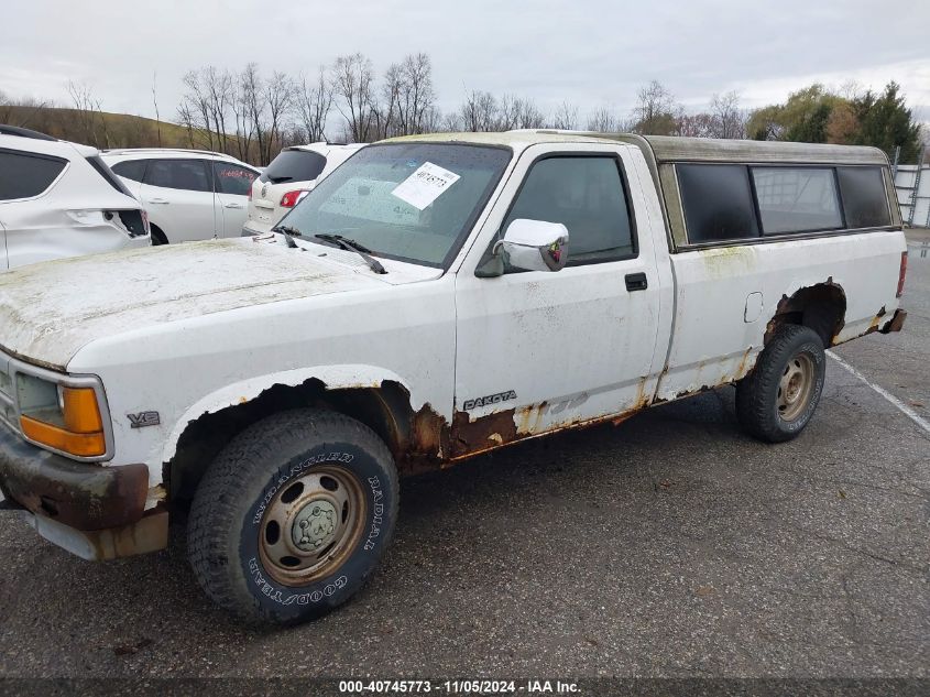 1991 Dodge Dakota VIN: 1B7GG26X2MS345325 Lot: 40745773