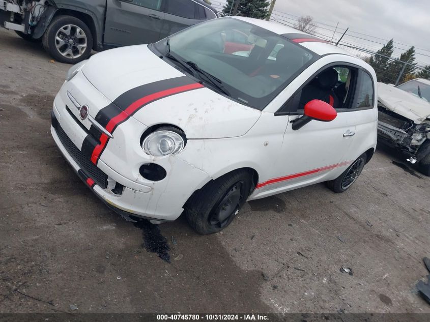 2012 Fiat 500 Pop VIN: 3C3CFFAR4CT237534 Lot: 40745780