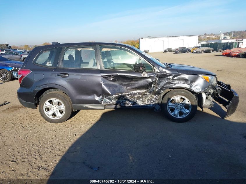 2016 Subaru Forester 2.5I VIN: JF2SJAACXGH409186 Lot: 40745782