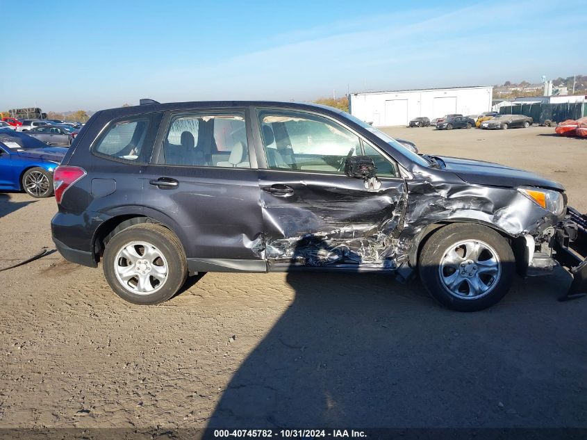 2016 Subaru Forester 2.5I VIN: JF2SJAACXGH409186 Lot: 40745782