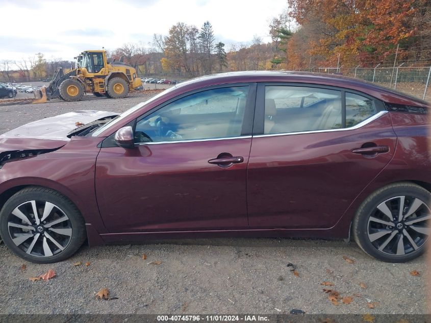 2022 Nissan Sentra Sv Xtronic Cvt VIN: 3N1AB8CV5NY221372 Lot: 40745796