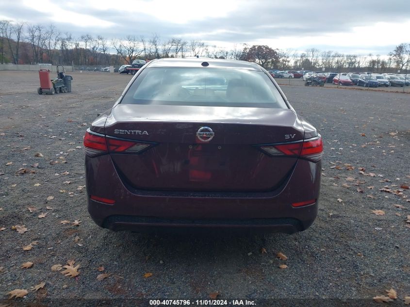 2022 Nissan Sentra Sv Xtronic Cvt VIN: 3N1AB8CV5NY221372 Lot: 40745796