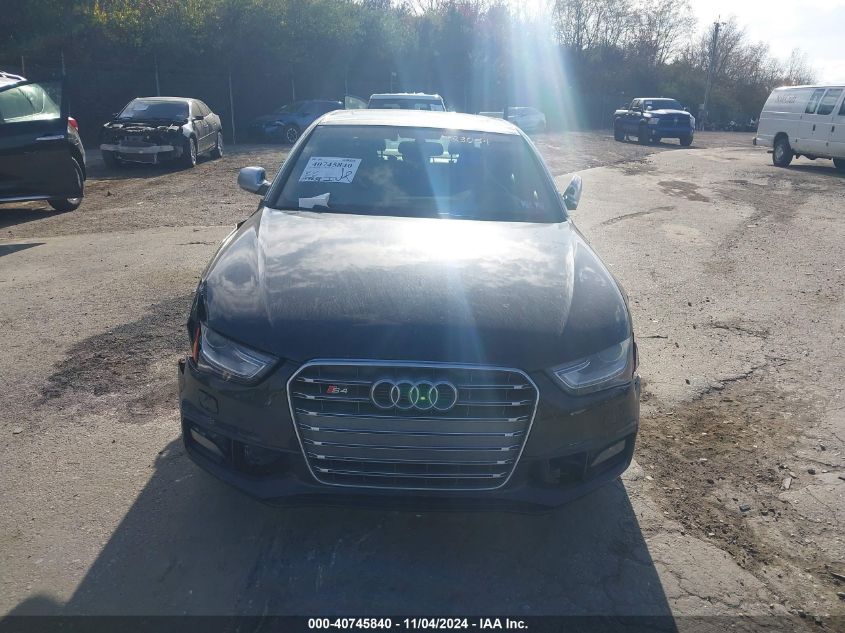 2013 Audi S4 3.0T Premium Plus VIN: WAUKGAFLXDA123054 Lot: 40745840