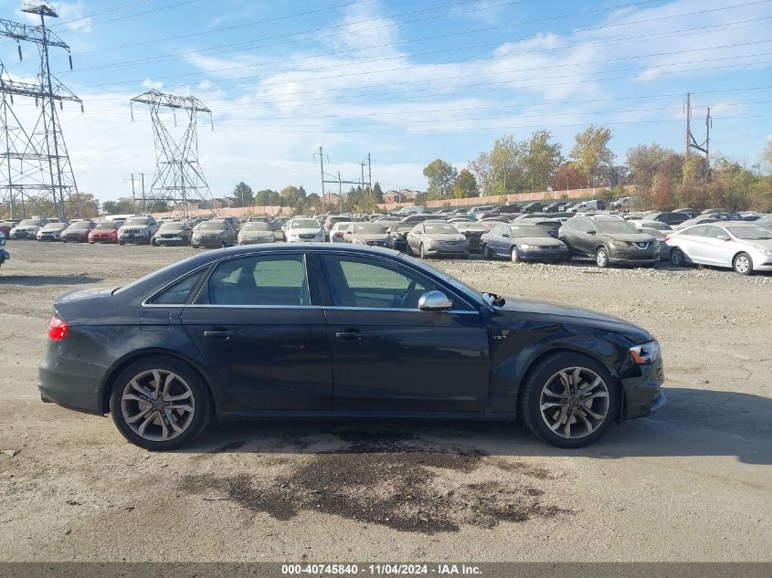 2013 Audi S4 3.0T Premium Plus VIN: WAUKGAFLXDA123054 Lot: 40745840