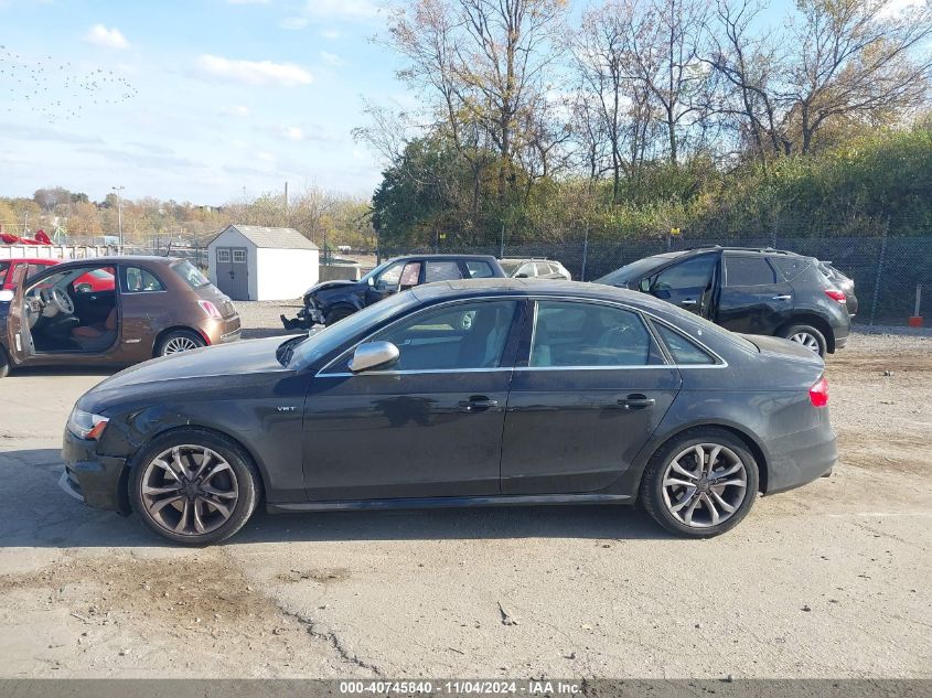 2013 Audi S4 3.0T Premium Plus VIN: WAUKGAFLXDA123054 Lot: 40745840